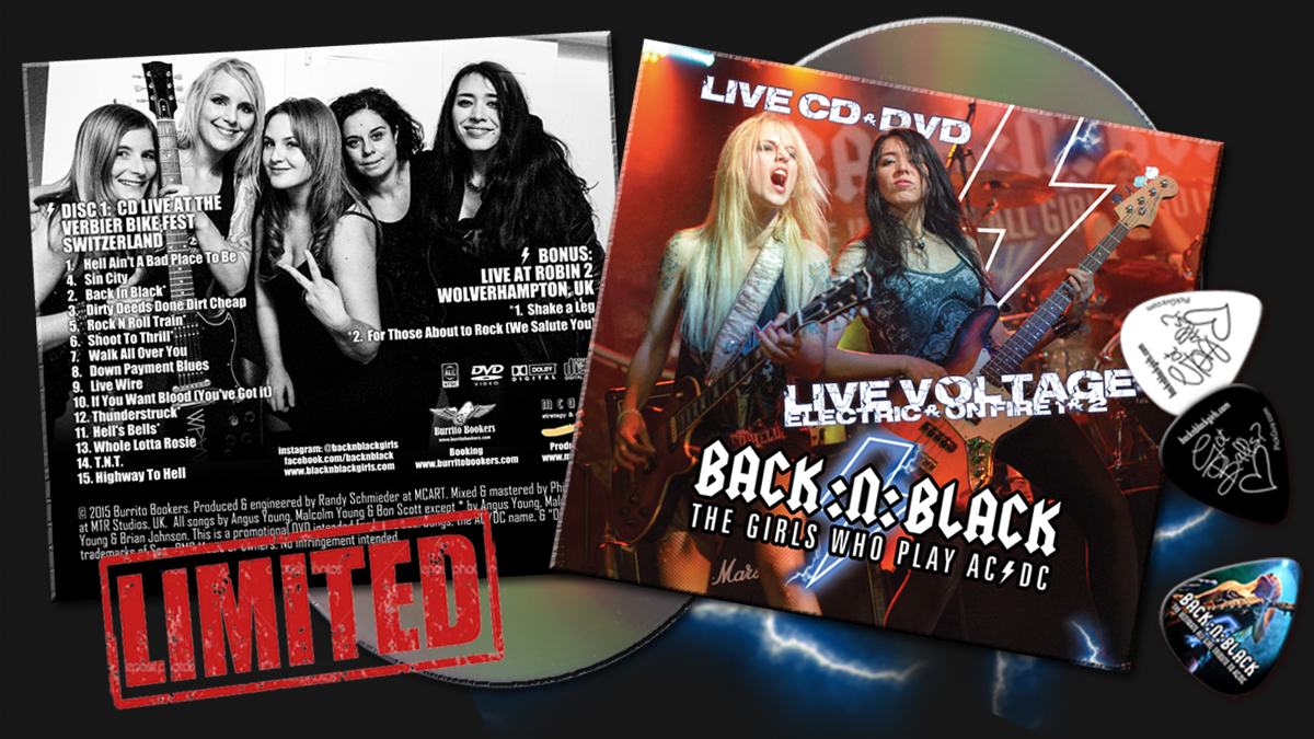Live Voltage...Electric & On Fire! Signed DVD/CD Pack