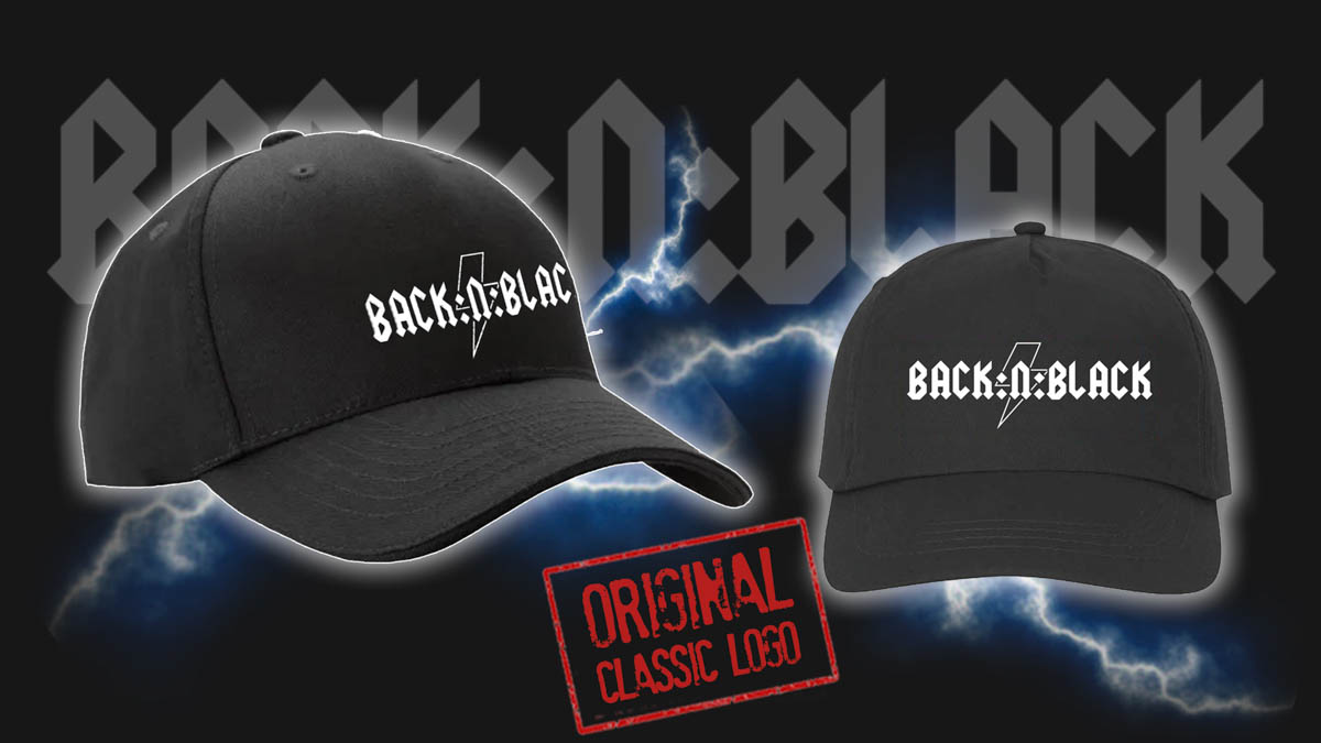 Awesome Classic Logo BACK:N:BLACK Hat!